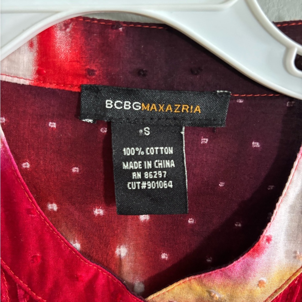 BCBGMaxAzria Multicolor Button-Up Top - Picture 2 of 3